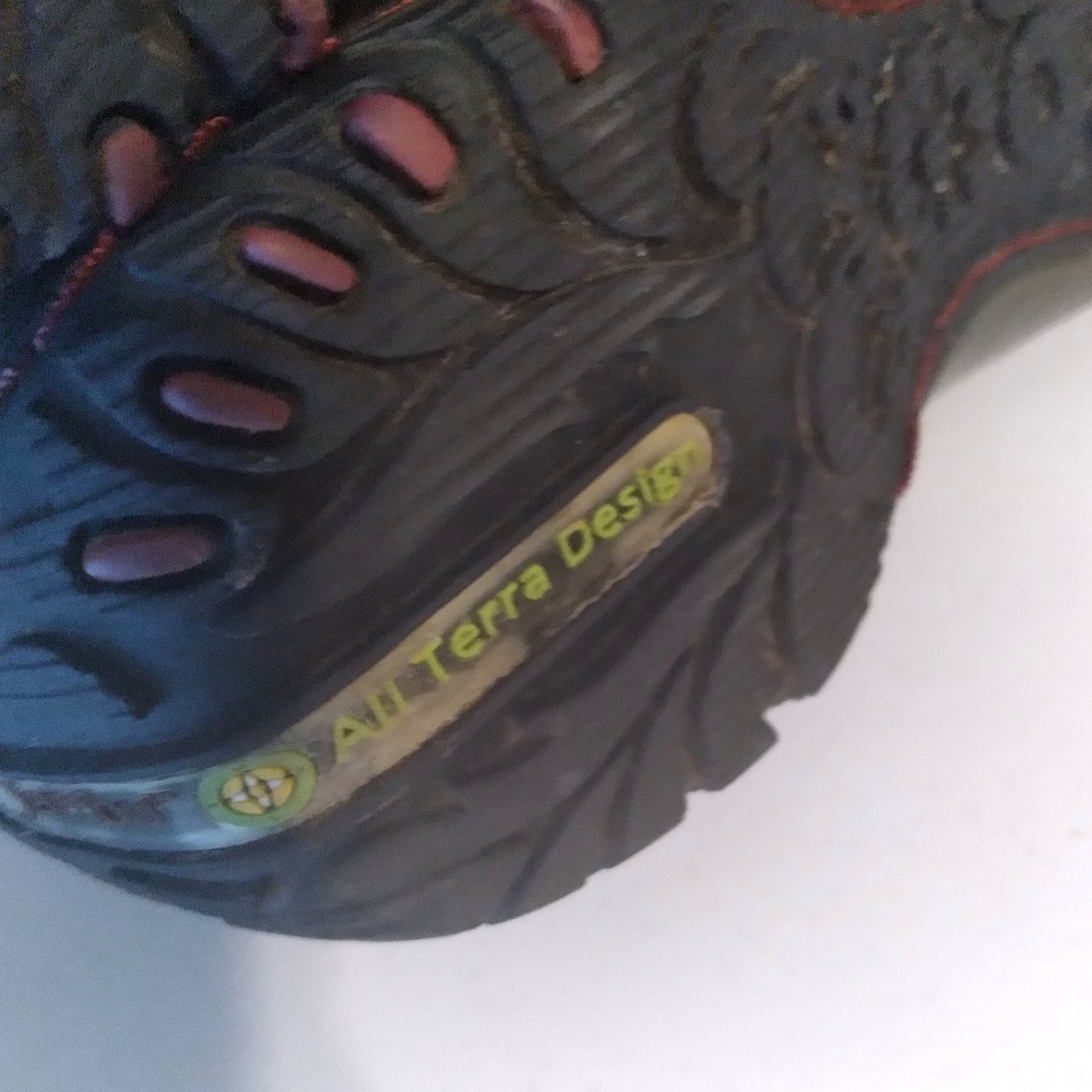 Jambu Burgundy Waterfall All Terra Design Leather‎ Mary Jane Granola Girl Flats - Picture 6 of 11